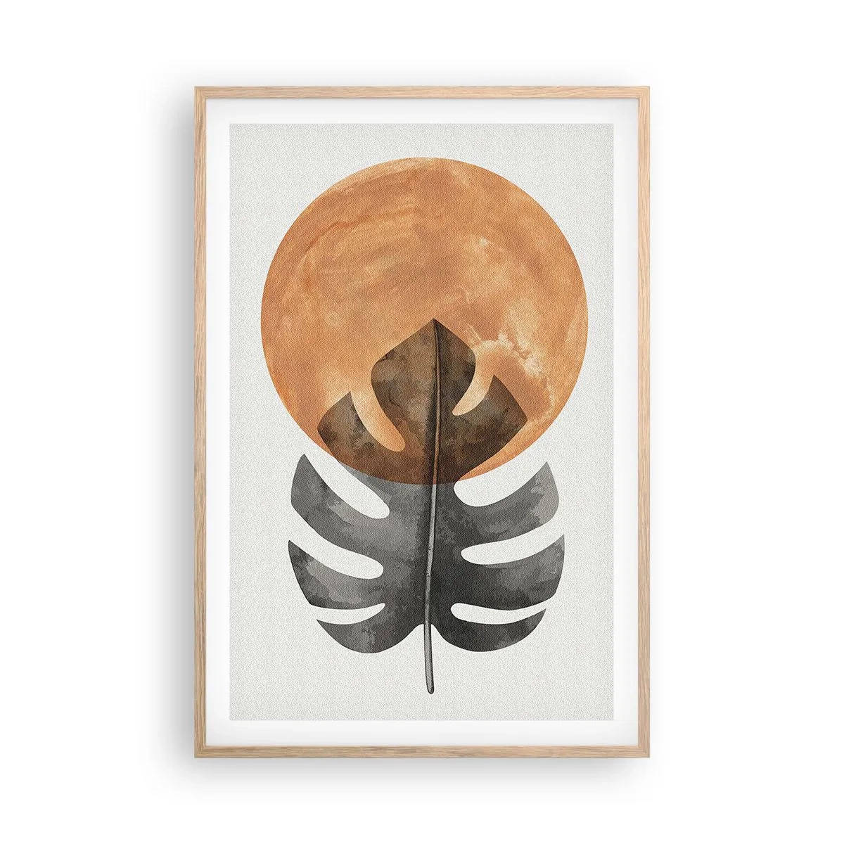 Affiche dans un chêne clair - Poster - Toujours le soleil - 61x91 cm