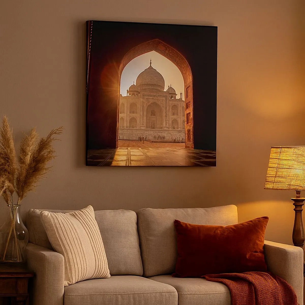 Impression sur toile - Image sur toile - Un monument à l'amour surnaturel - 30x30 cm