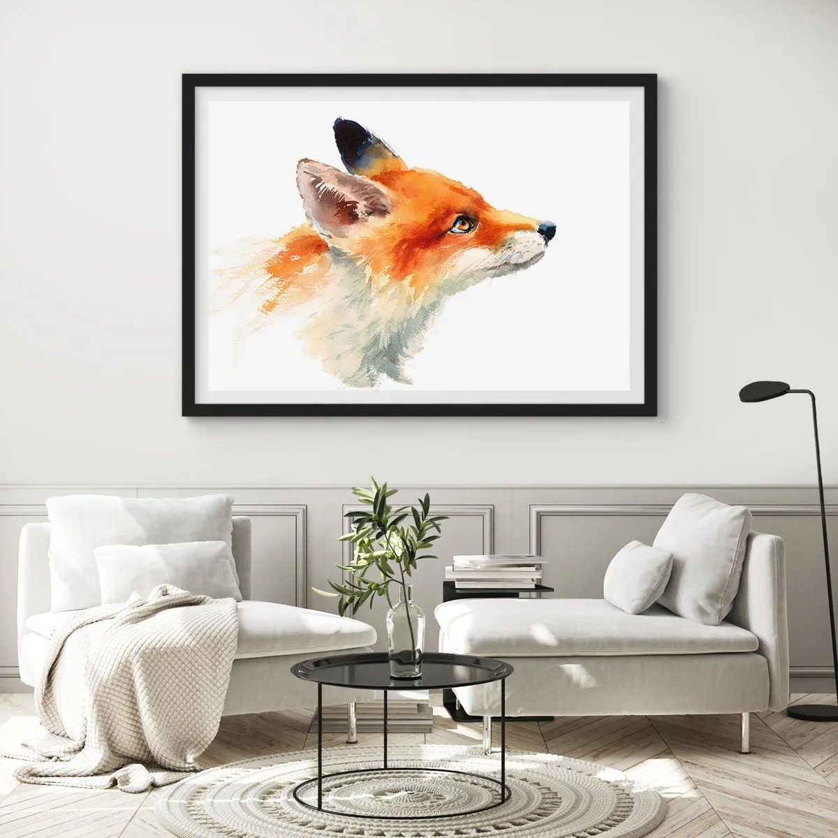 Affiche dans un cadre noir - Poster - Vous ne pouvez jamais être trop prudent - 50x40 cm