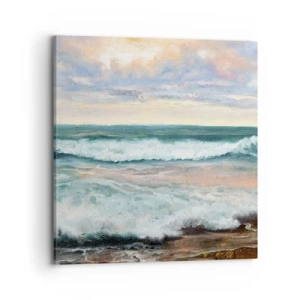 Impression sur toile - Image sur toile - Ici tu adouciras ton âme - 70x70 cm