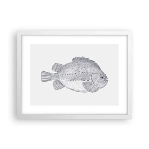 Affiche dans un cadre blanc - Poster - Pour l'album du naturaliste - 40x30 cm