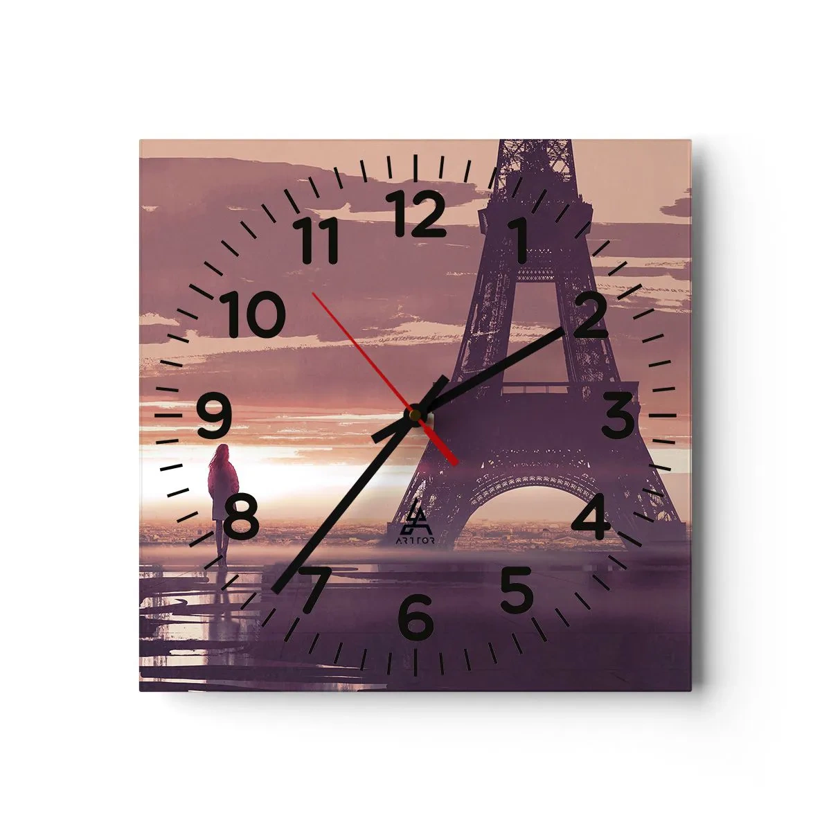 Horloge murale - Pendule murale - Seulement deux d'entre eux - 30x30 cm