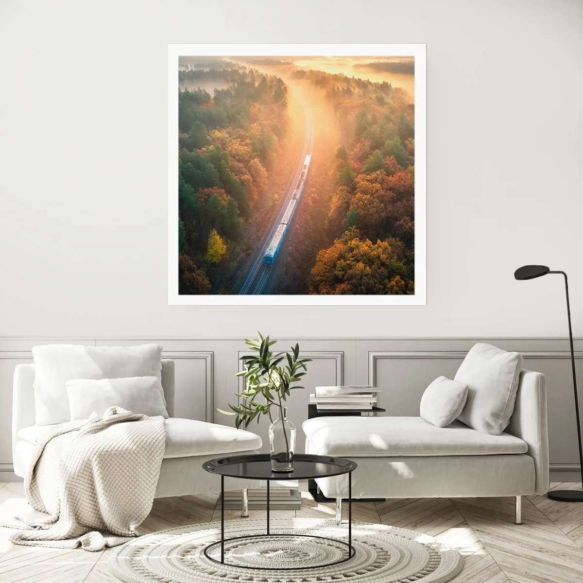 Affiche - Poster - Voyage printannier - 60x60 cm