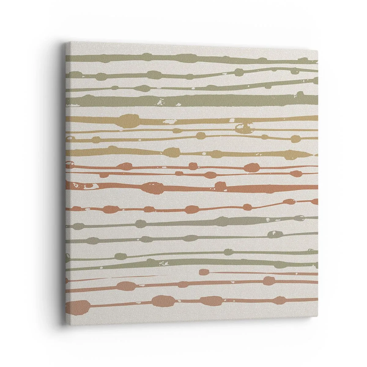 Impression sur toile - Image sur toile - Notation musicale des couleurs - 40x40 cm