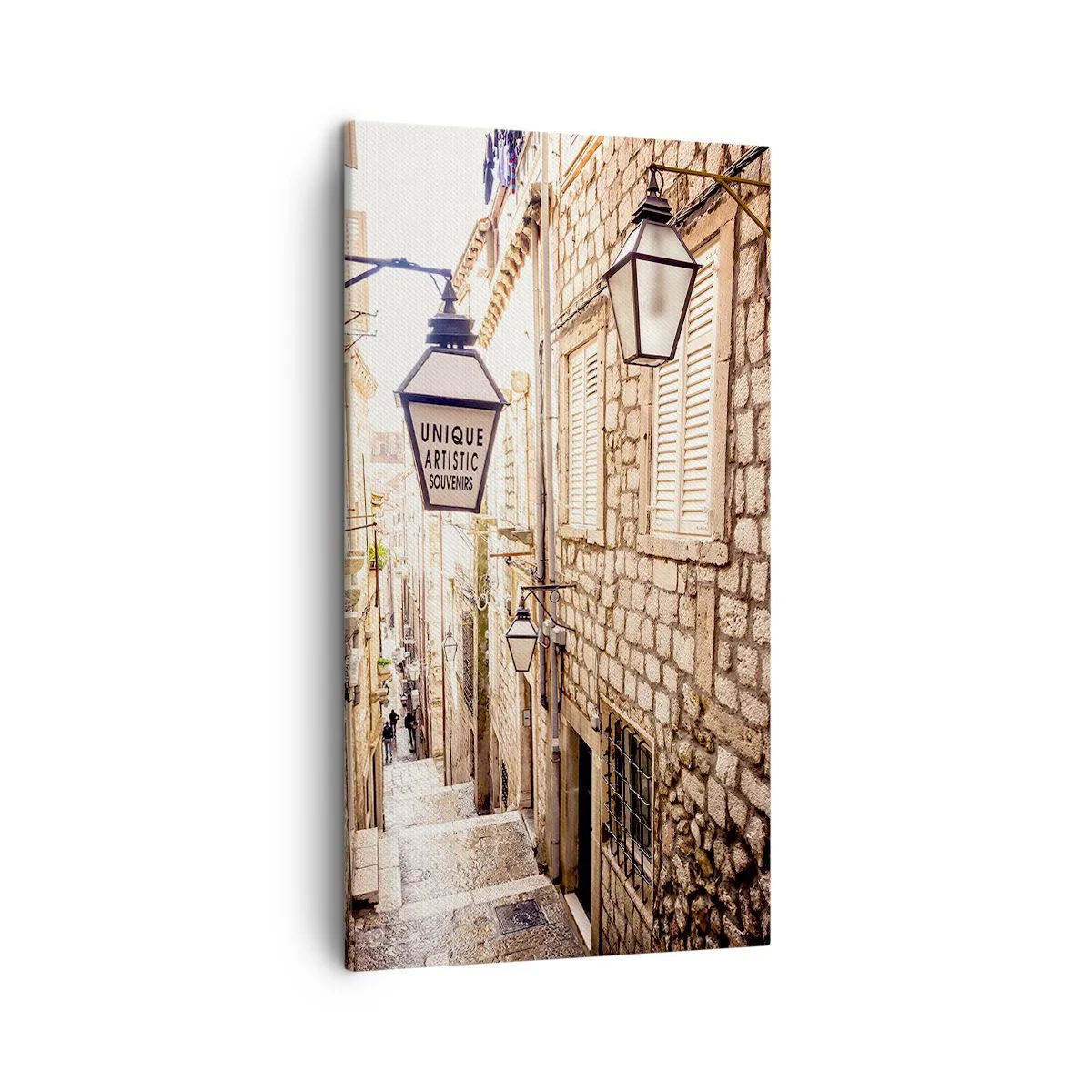 Impression sur toile - Image sur toile - Une charmante ruelle - 45x80 cm