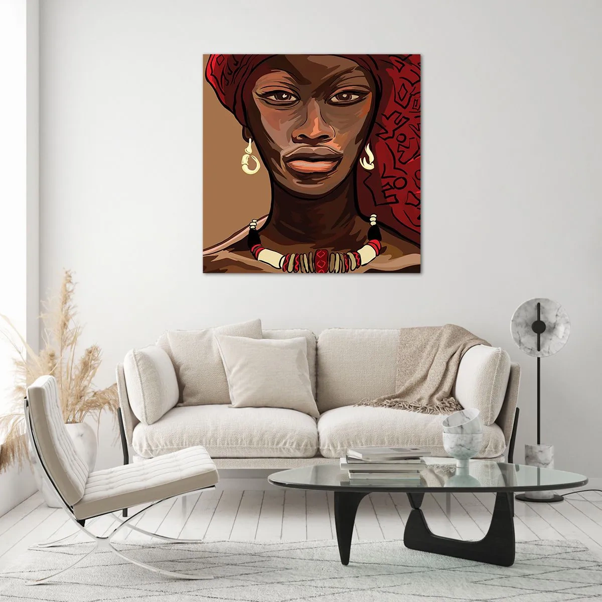 Impression sur verre - Image sur verre - Vénus d'ébène - 30x30 cm