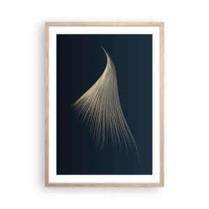 Affiche dans un chêne clair - Poster - Comme les cheveux d'un ange - 50x70 cm