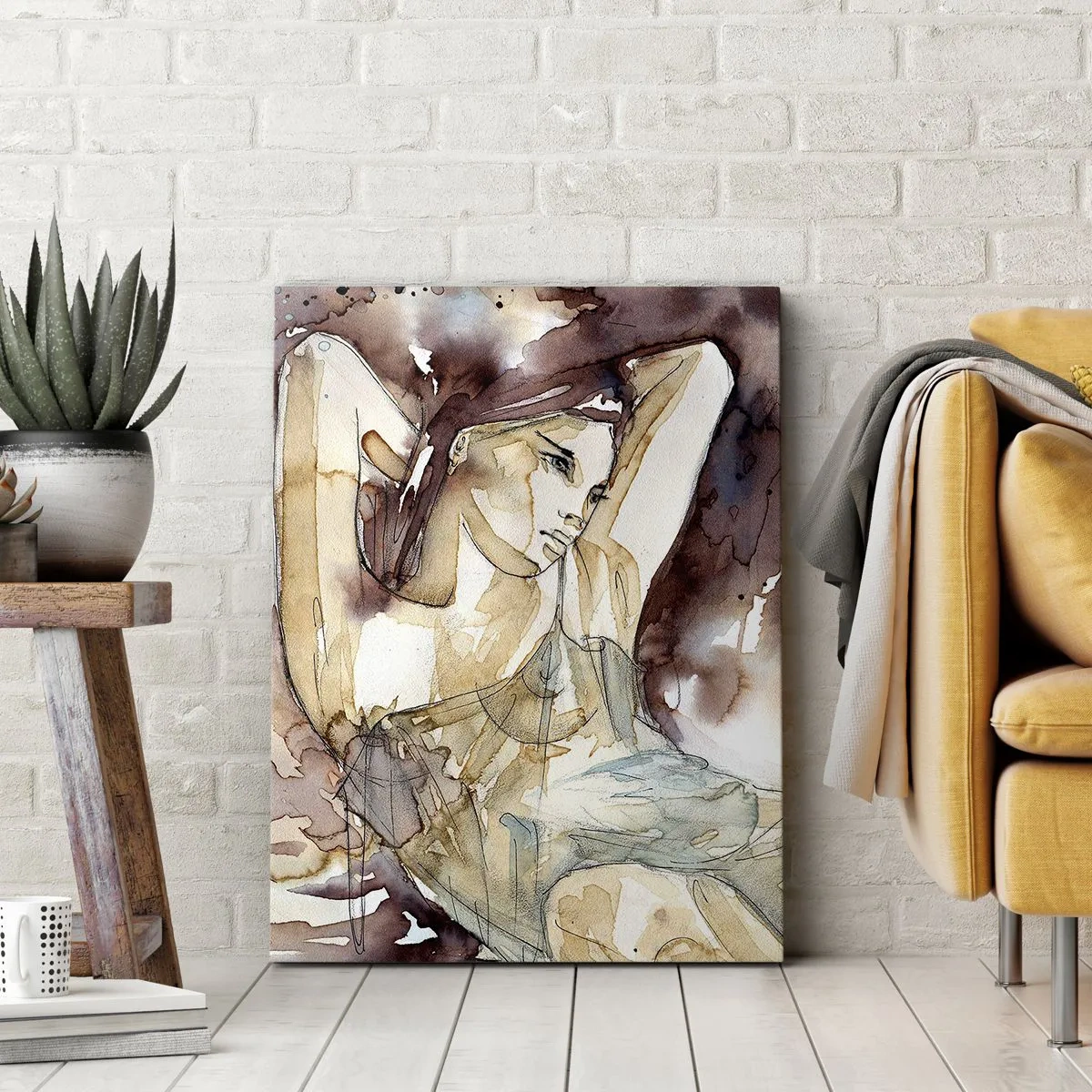Impression sur toile - Image sur toile - D'humeur lilas - 45x80 cm
