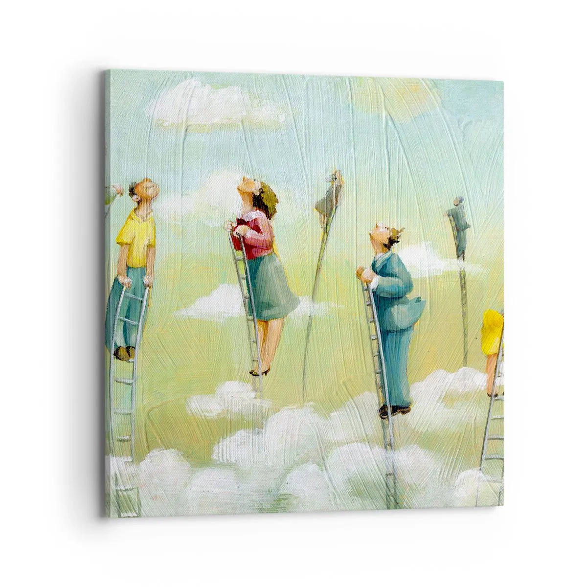 Impression sur toile - Image sur toile - Derrière ton rêve - 70x70 cm