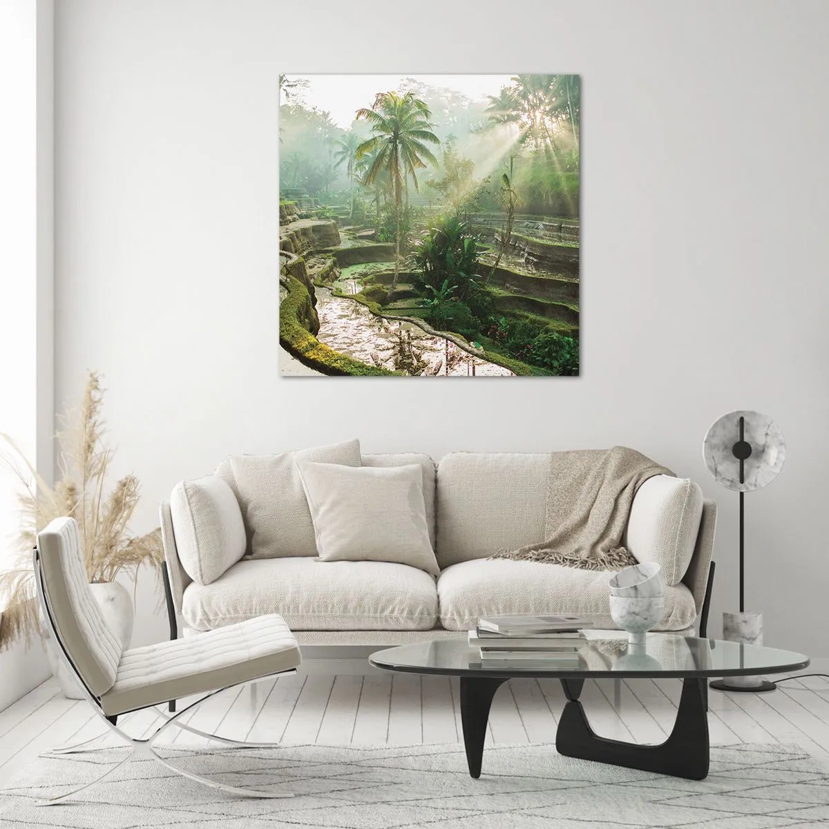 Impression sur verre - Image sur verre - Grandir au soleil - 30x30 cm