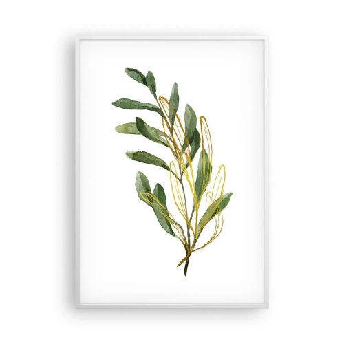 Affiche dans un cadre blanc - Poster - Tout ce qui est bon - 70x100 cm