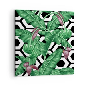 Impression sur toile - Image sur toile - Une composition symétrique par nature - 60x60 cm