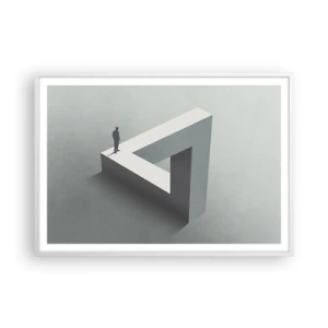 Affiche dans un cadre blanc - Poster - Mais c'est possible - 100x70 cm