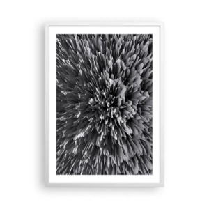 Affiche dans un cadre blanc - Poster - Ça ne peut pas être plus dur que ça - 50x70 cm