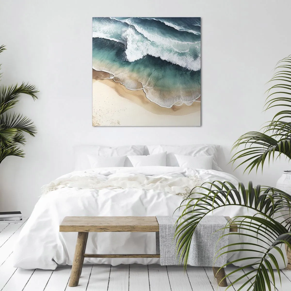 Impression sur toile - Image sur toile - La rencontre éternelle - 40x40 cm