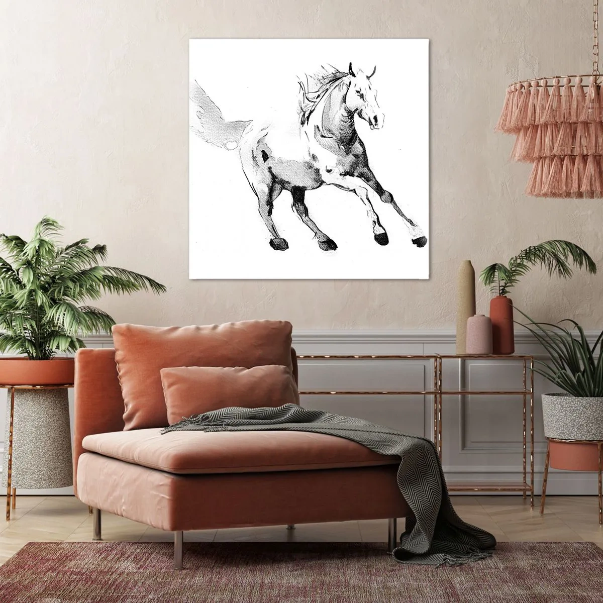 Impression sur toile - Image sur toile - Âme indomptée - 40x40 cm