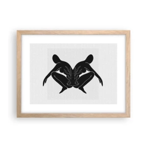 Affiche dans un chêne clair - Poster - Une âme commune - 40x30 cm