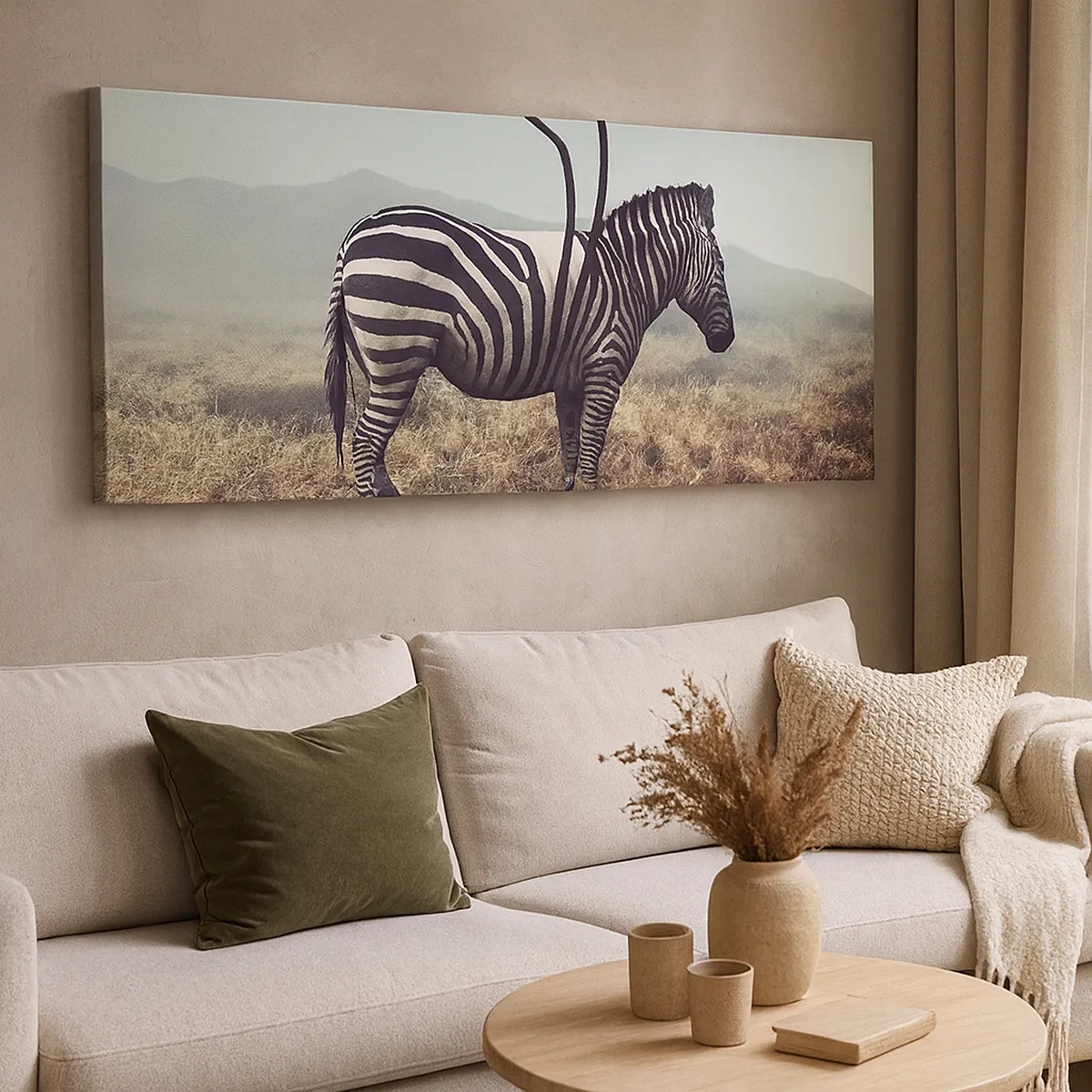 Impression sur toile - Image sur toile - Attention! Malfaçon - 30x30 cm