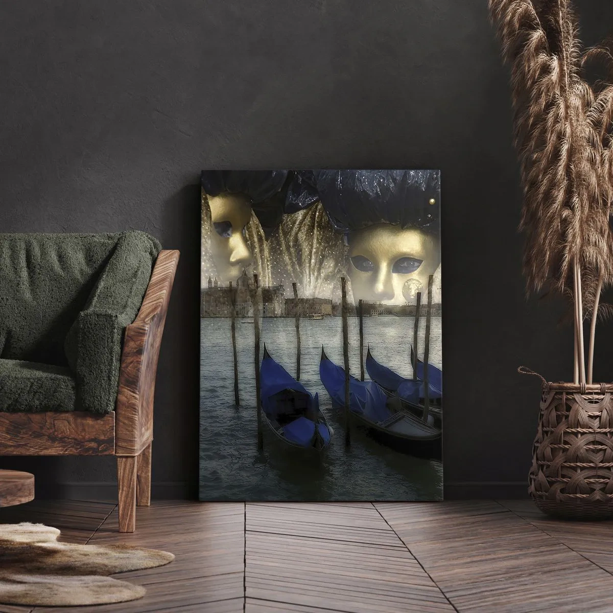 Impression sur toile - Image sur toile - Il est temps de commencer le carnaval - 45x80 cm