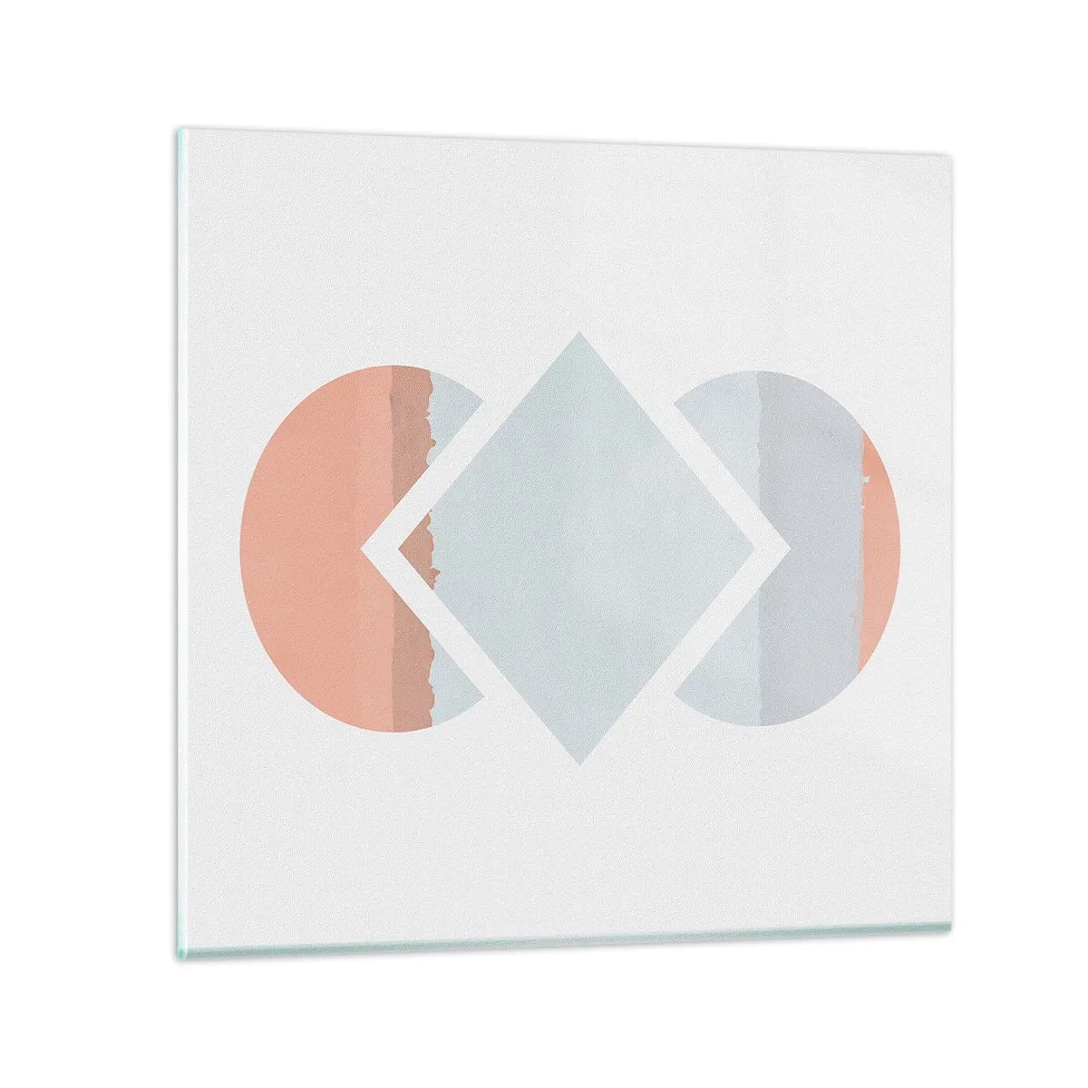 Impression sur verre - Image sur verre - La situation est clair - 40x40 cm