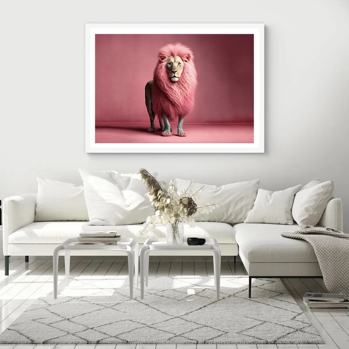 Affiche dans un cadre blanc - Poster - Et tu n'as plus peur - 50x40 cm