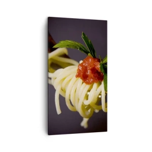 Impression sur toile - Image sur toile - Une bouchée savoureuse - 45x80 cm