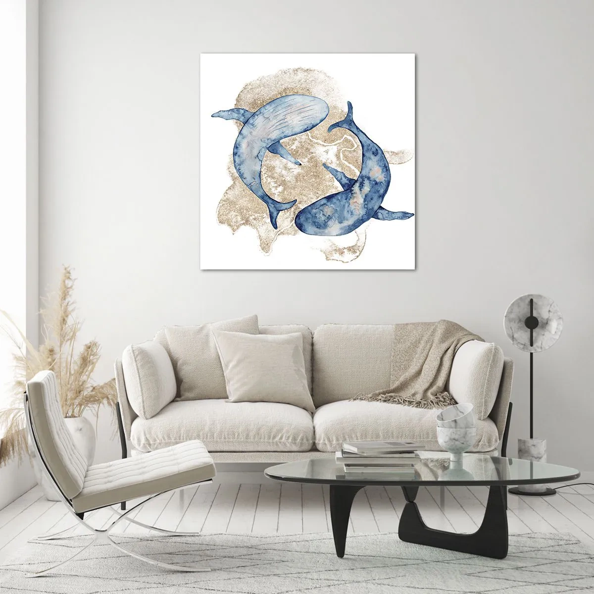 Impression sur verre - Image sur verre - Amis ou amoureux? - 40x40 cm