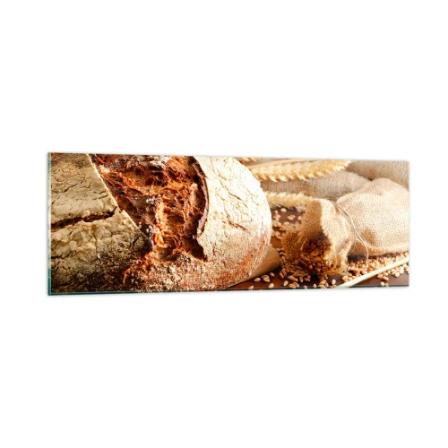 Impression sur verre - Image sur verre - Appétissant, parfumé, croquant - 90x30 cm