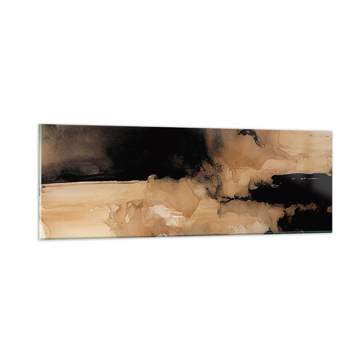 Impression sur verre - Image sur verre - Une abstraction intrigante - 90x30 cm