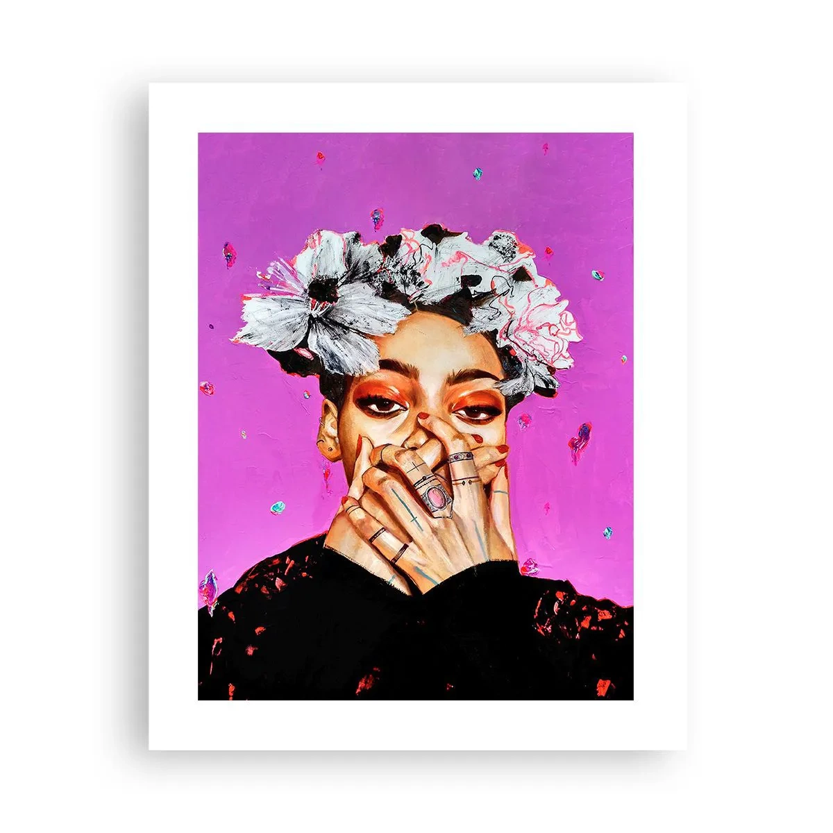 Affiche - Poster - Un peu fou - 40x50 cm