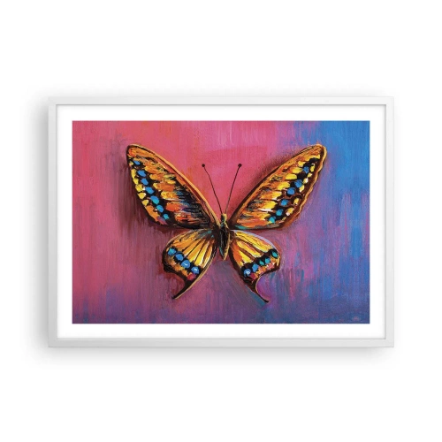 Affiche dans un cadre blanc - Poster - Un joyau de la nature - 70x50 cm