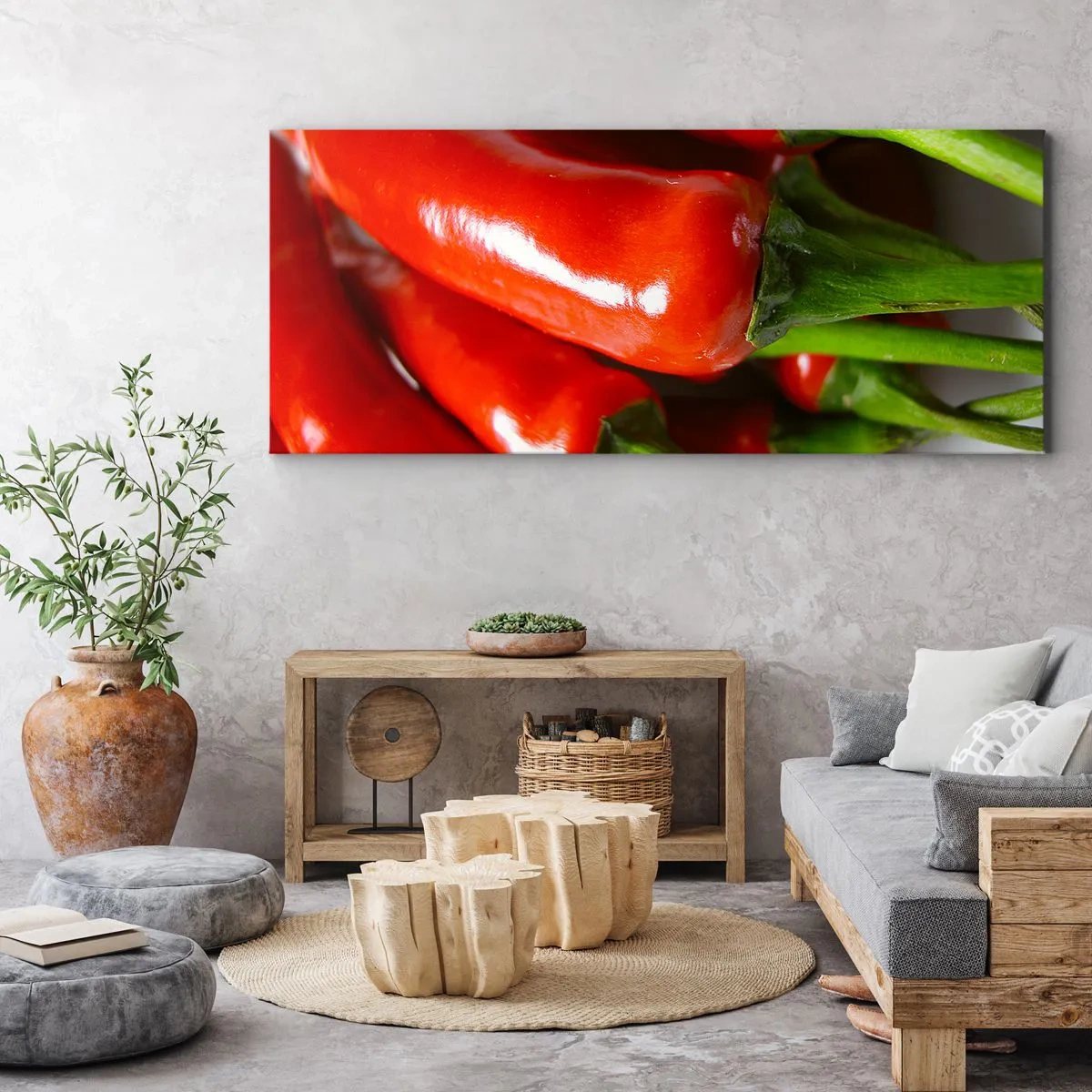 Impression sur toile - Image sur toile - Juteux, brillant, lisse - 100x40 cm