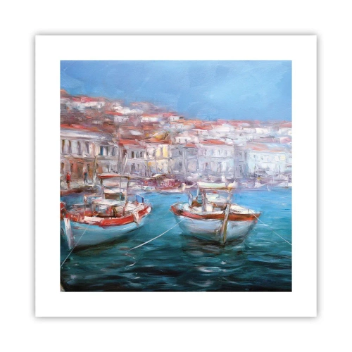 Affiche - Poster - Baie italienne - 40x40 cm