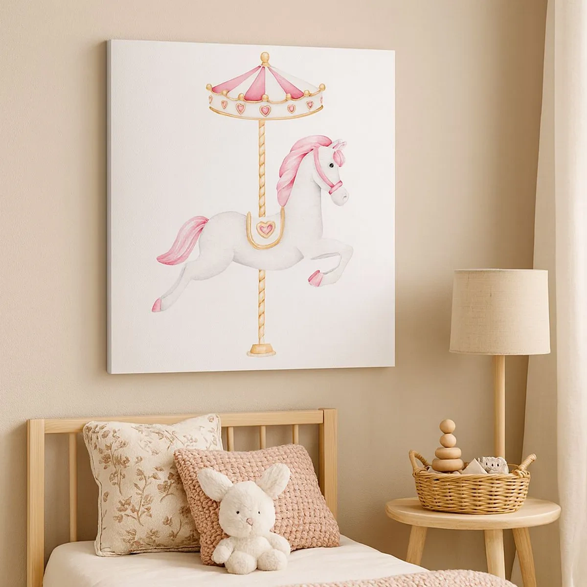 Impression sur toile - Image sur toile - Les sabots en avant - 30x30 cm