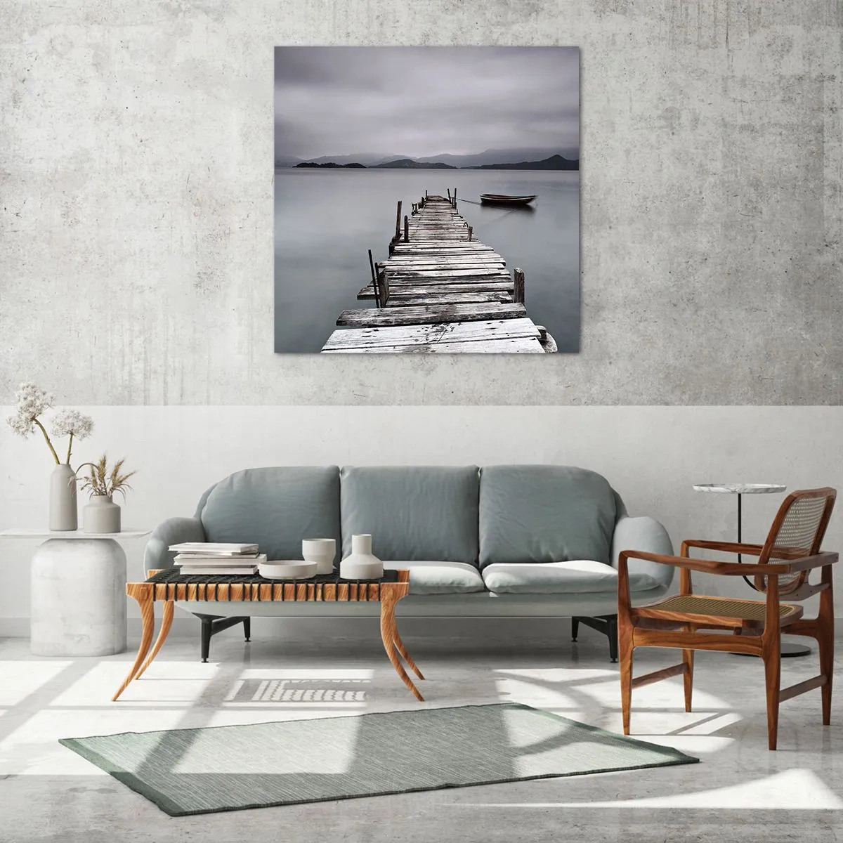 Impression sur verre - Image sur verre - Tu peux partir demain - 50x50 cm