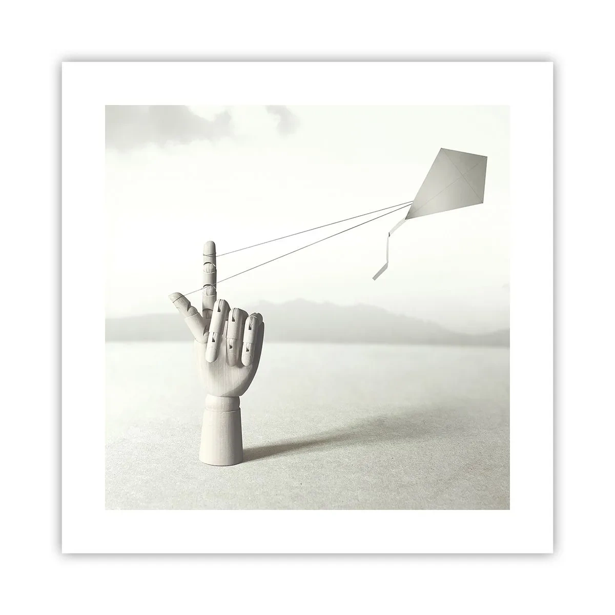 Affiche - Poster - Épreuve de force - 40x40 cm