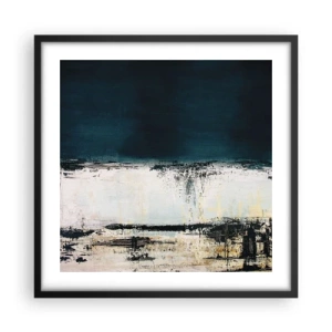 Affiche dans un cadre noir - Poster - Composition horizontale - 50x50 cm