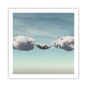 Affiche - Poster - Instant de bonheur - 60x60 cm