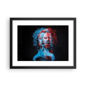 Affiche dans un cadre noir - Poster - Alter ego - 40x30 cm