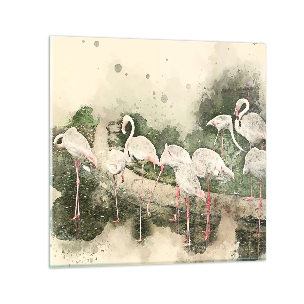 Impression sur verre - Image sur verre - Rêve exotique - 30x30 cm