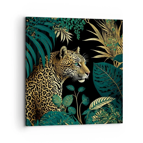 Impression sur toile - Image sur toile - Un hôte dans la jungle - 70x70 cm