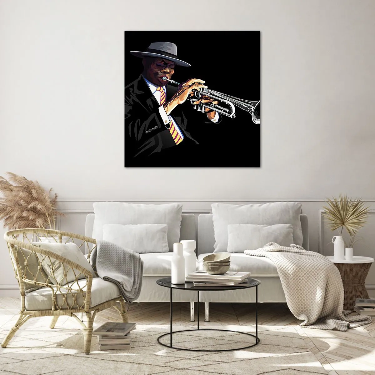 Impression sur verre - Image sur verre - Le charme de la vieille école - 40x40 cm