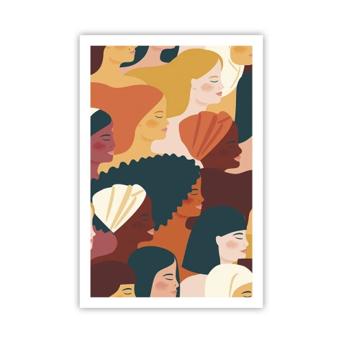 Affiche - Poster - Uniquement la féminité - 61x91 cm