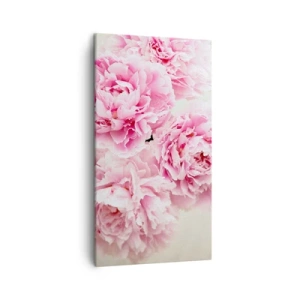 Impression sur toile - Image sur toile - En glamour rose - 45x80 cm