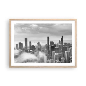 Affiche dans un chêne clair - Poster - Paysage américain - 70x50 cm