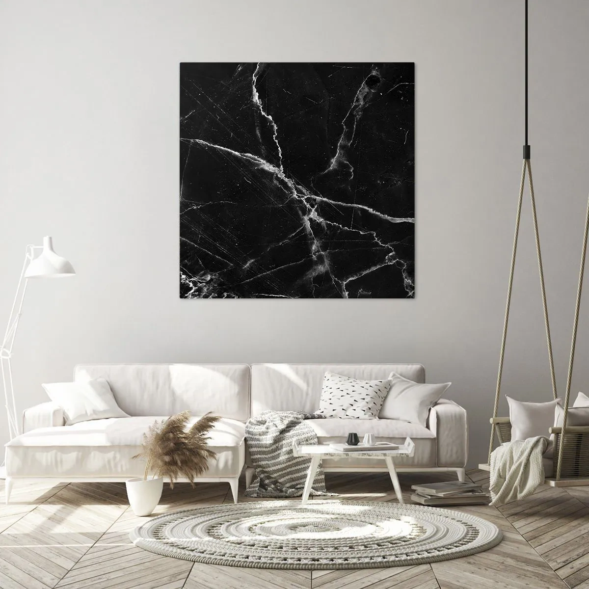 Impression sur toile - Image sur toile - La vie secrète de la pierre - 60x60 cm