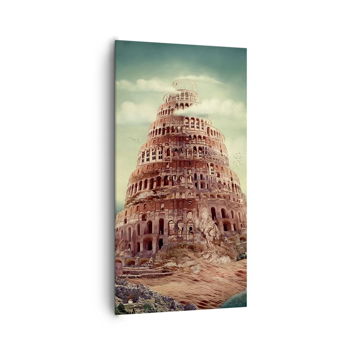 Impression sur toile - Image sur toile - La tour de Babel - 65x120 cm