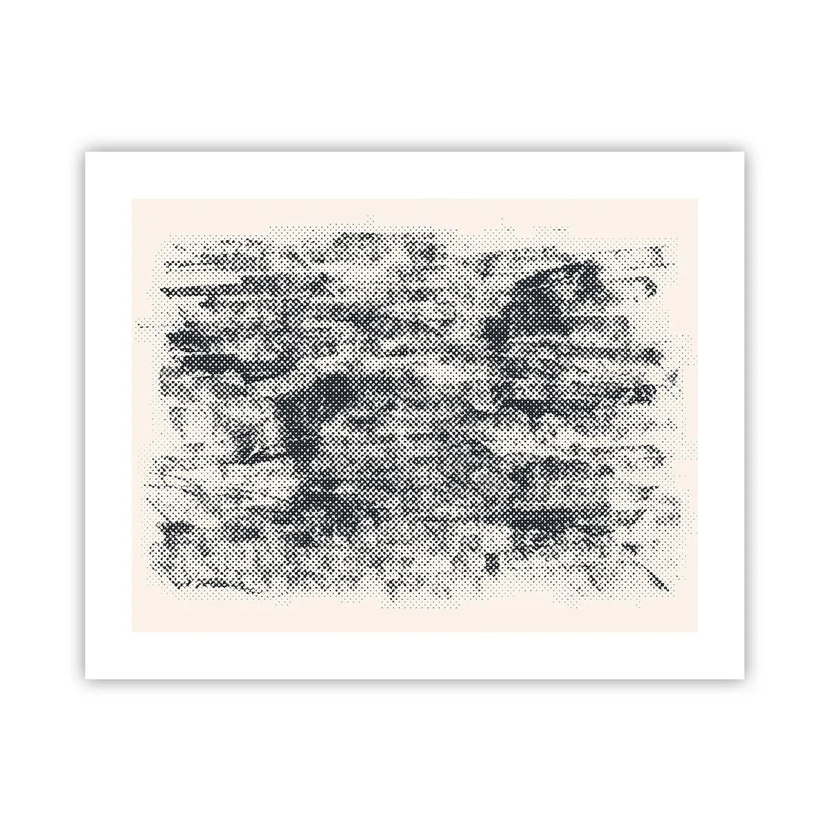 Affiche - Poster - Composition brumeuse - 50x40 cm