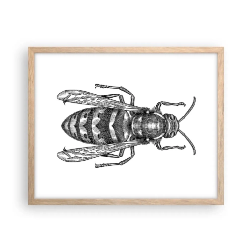 Affiche dans un chêne clair - Poster - D'une planète d'insectes - 50x40 cm