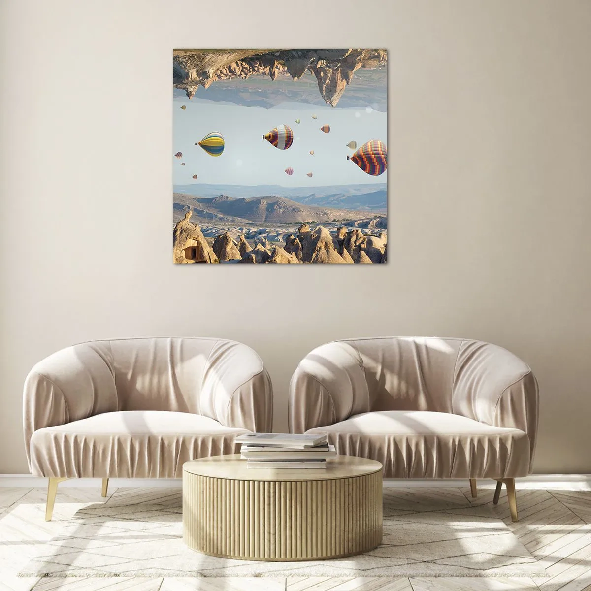 Impression sur verre - Image sur verre - Ici, tout est possible - 40x40 cm